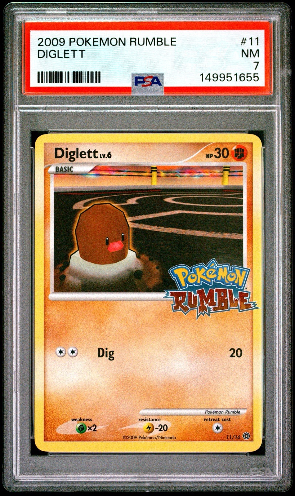2009 Pokemon Rumble Diglett 11
