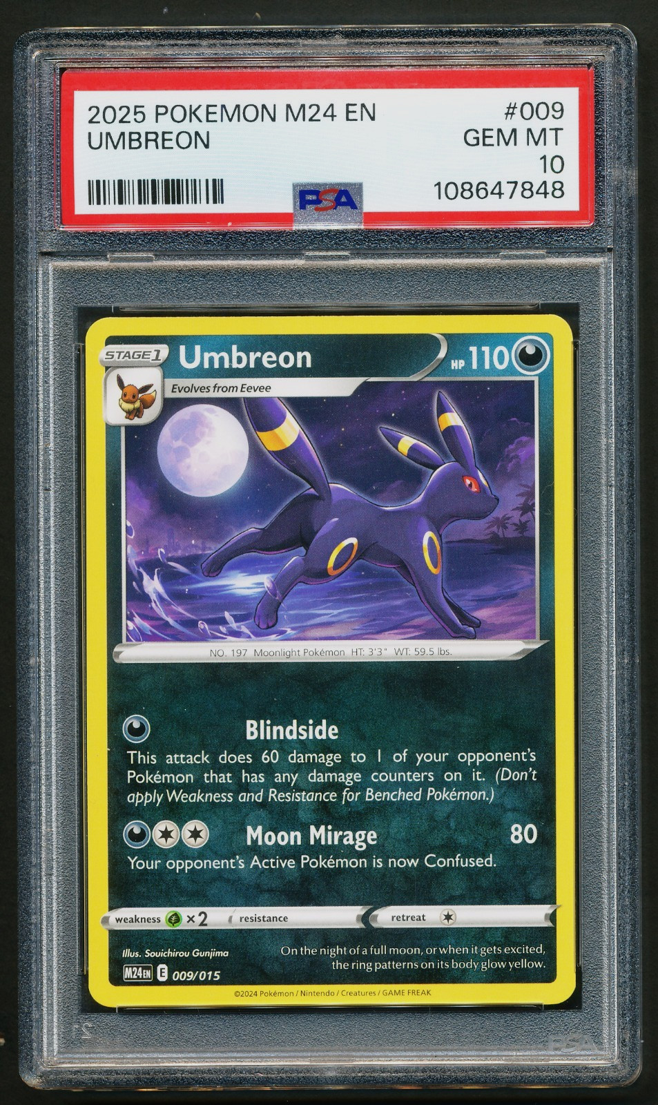 2025 Pokemon M24 EN-Mcdonald's Collection Umbreon 009