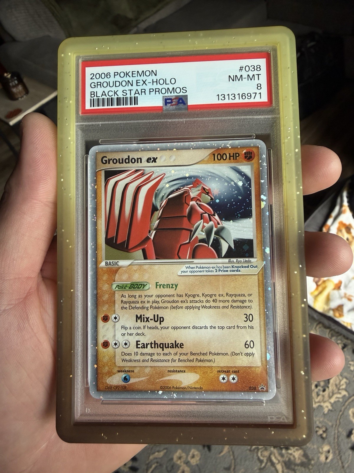 2006 Pokemon Black Star Promos Groudon EX-Holo 038