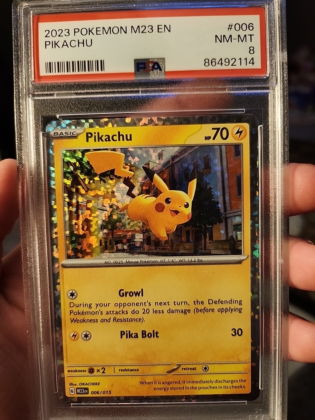 2023 Pokemon M23 EN-Mcdonald's Collection Pikachu 006