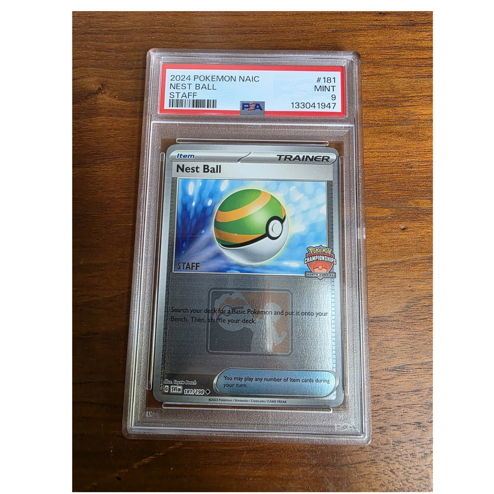 2024 Pokemon 2024 North America International Championships Nest Ball Staff 181