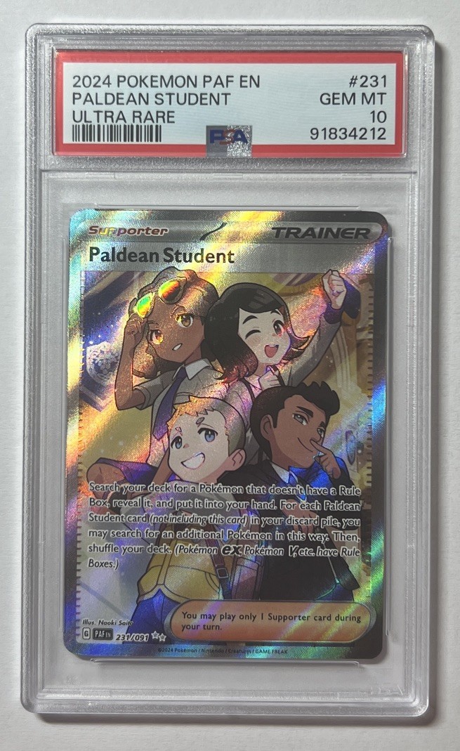 2024 Pokemon Paf EN-Paldean Fates Students in Paldea Ultra Rare 231