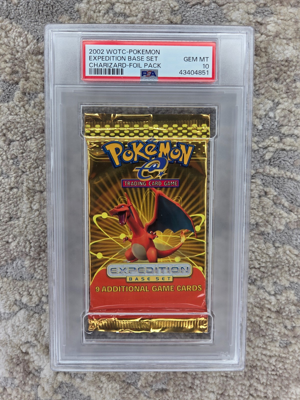 2002 Wotc-Pokemon Expedition Set Foil Pack Pokemon Charizard