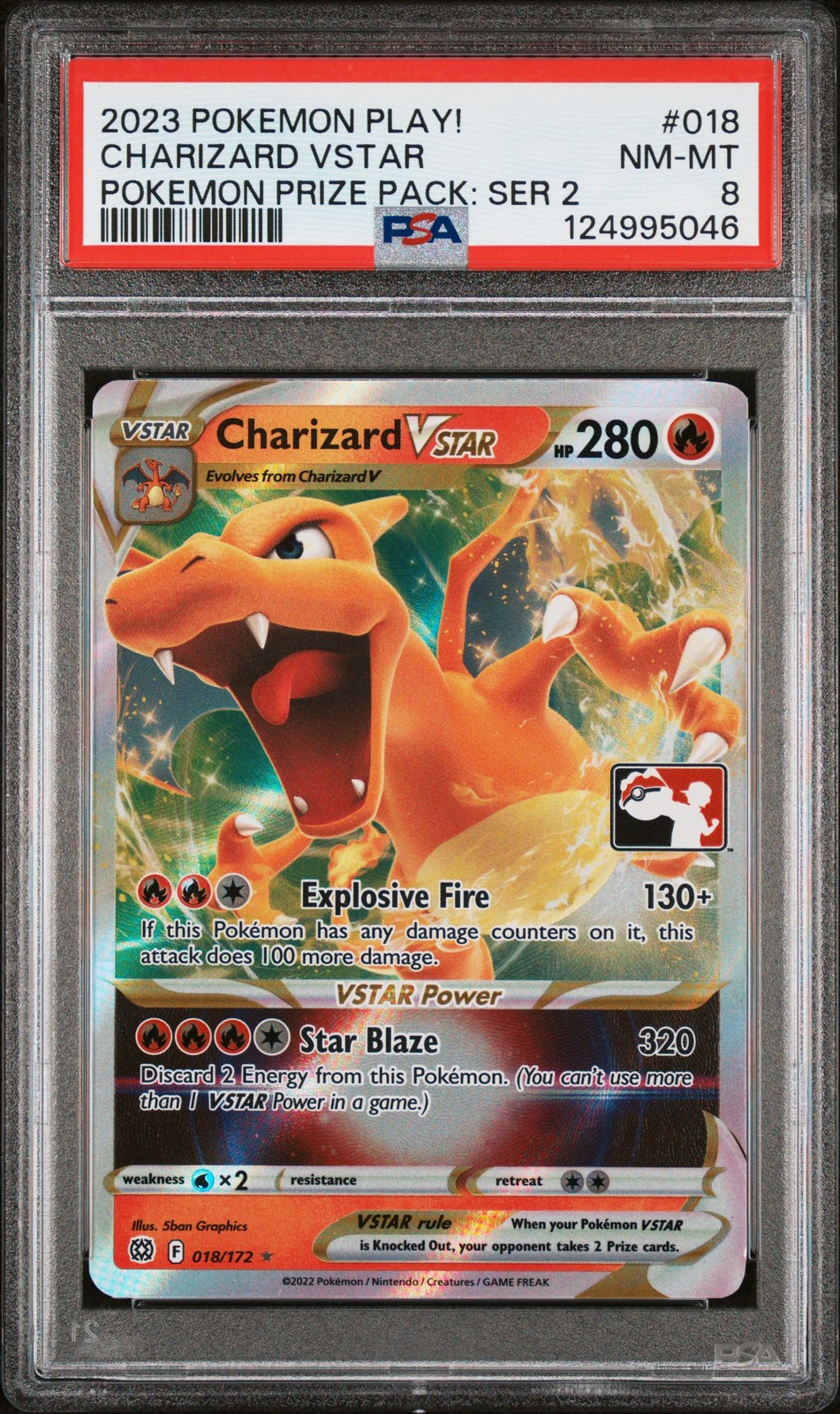 2023 Pokemon Play! Pokemon Prize Pack: Series 2 Charizard Vstar 018
