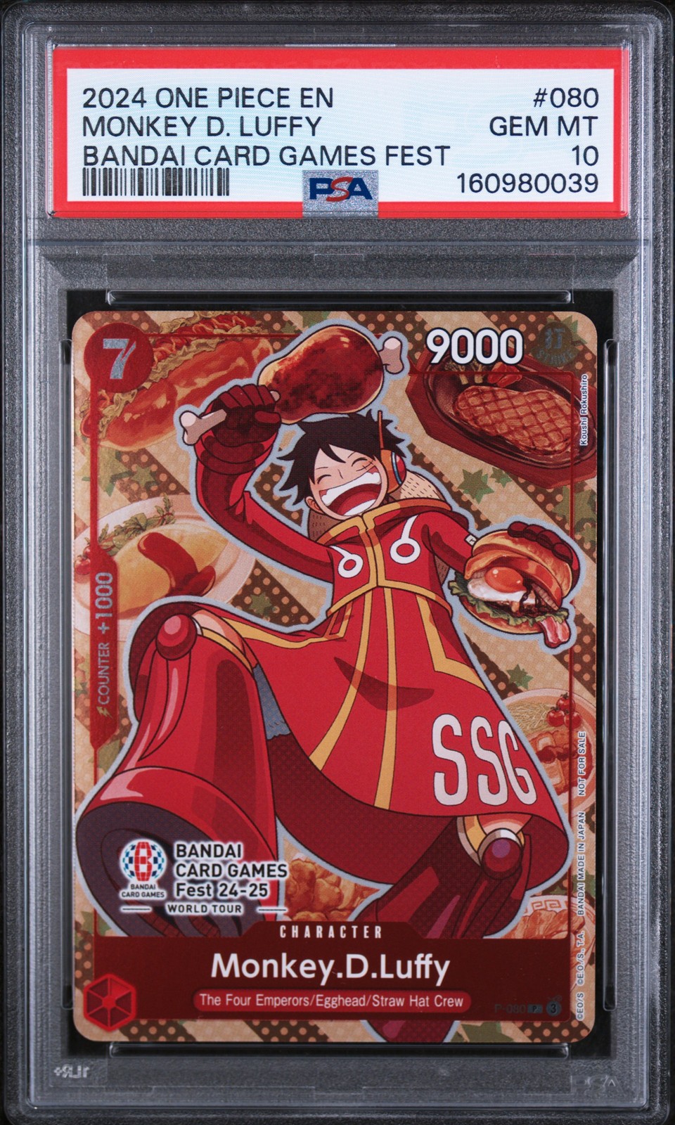 2024 One Piece Promos Monkey D. Luffy Bandai Card Games Fest 080