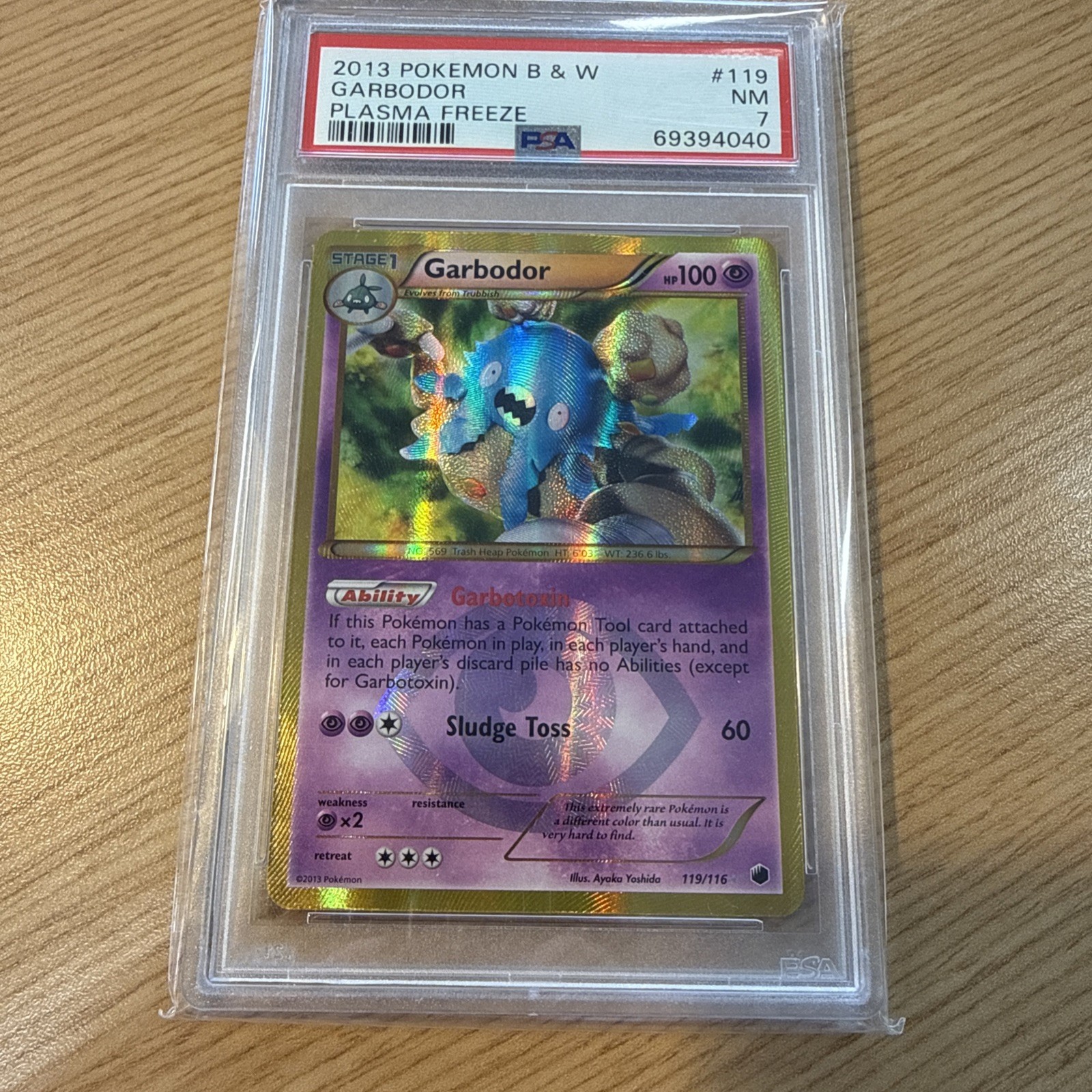 2013 Pokemon Black & White Plasma Freeze Garbodor 119