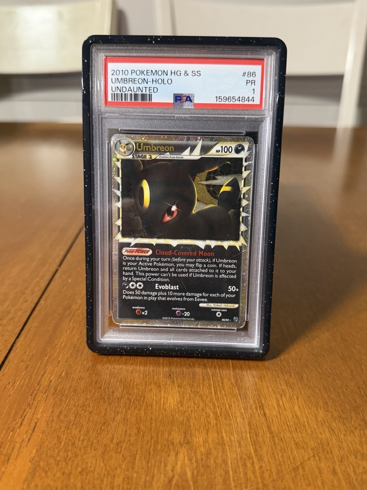2010 Pokemon Heartgold & Soulsilver Undaunted Umbreon-Holo 86