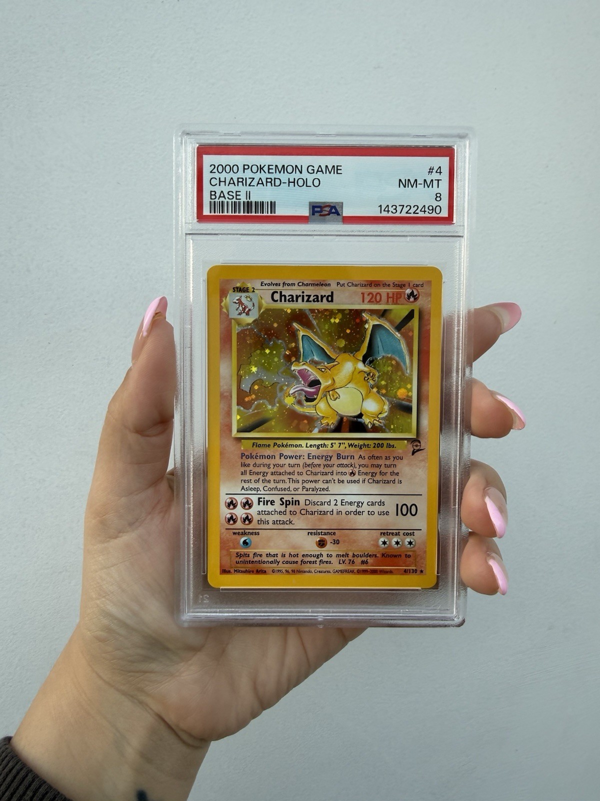 2000 Pokemon Game II Charizard-Holo 4