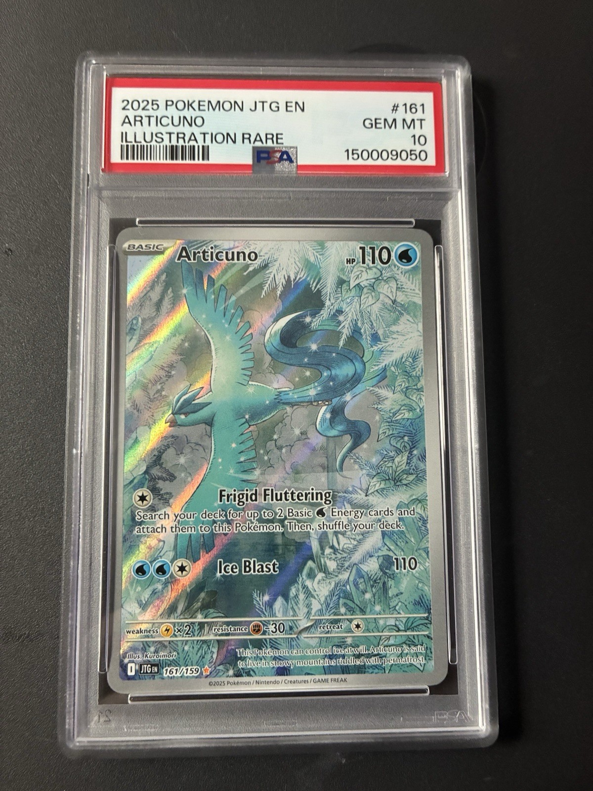 2025 Pokemon Jtg EN-Journey Together Articuno Illustration Rare 161
