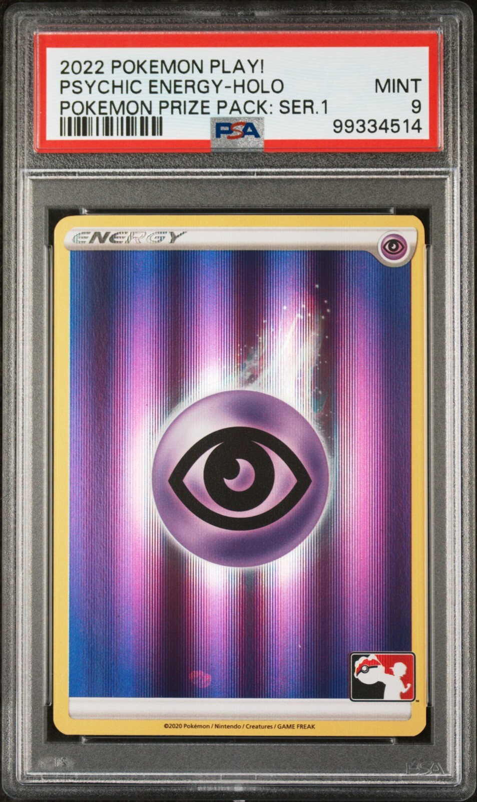 2022 Pokemon Play! Pokemon Prize Pack: Series 1 Psychic Energy-Holo