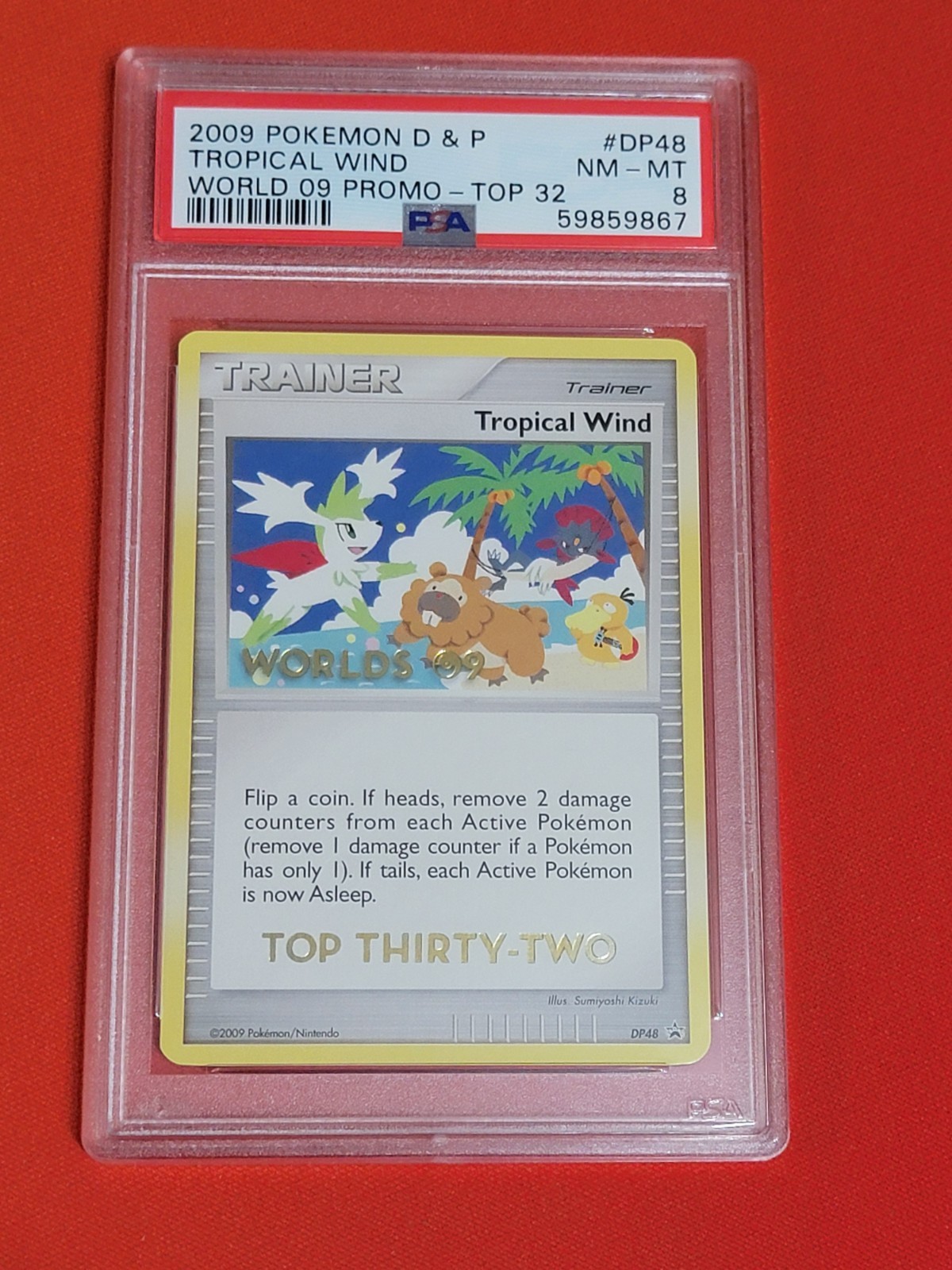 2009 Pokemon Diamond & Pearl World 09 Promo Tropical Wind Top 32 DP48
