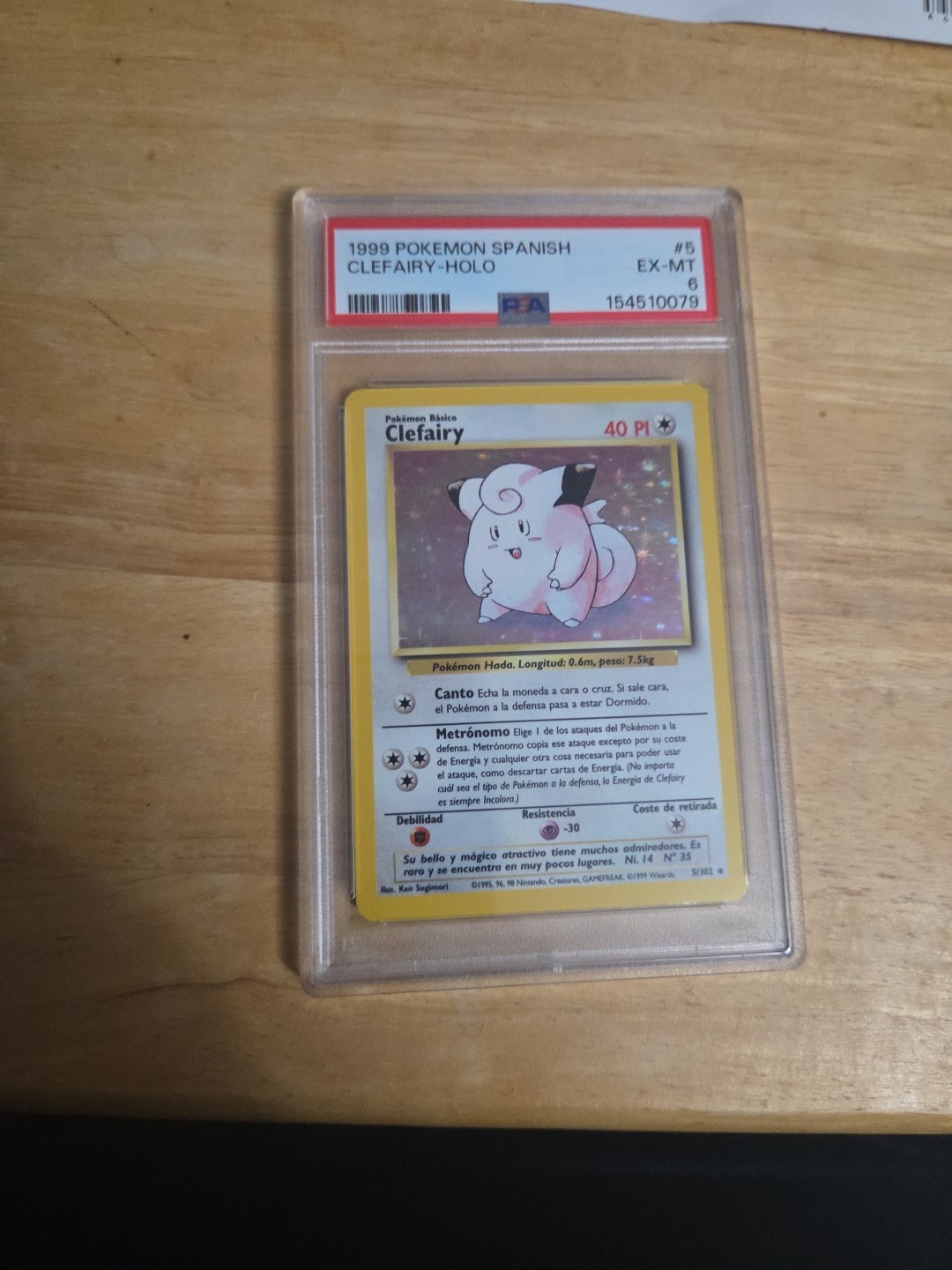 1999 Pokemon Spanish Clefairy-Holo 5