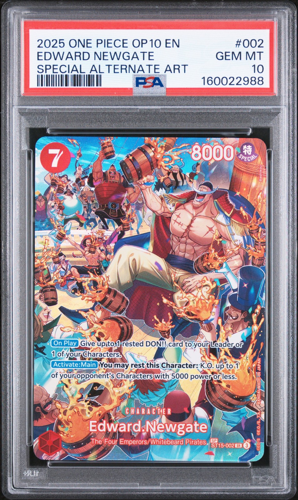 2025 One Piece OP10-Royal Blood Edward Newgate Special Alternate Art 002