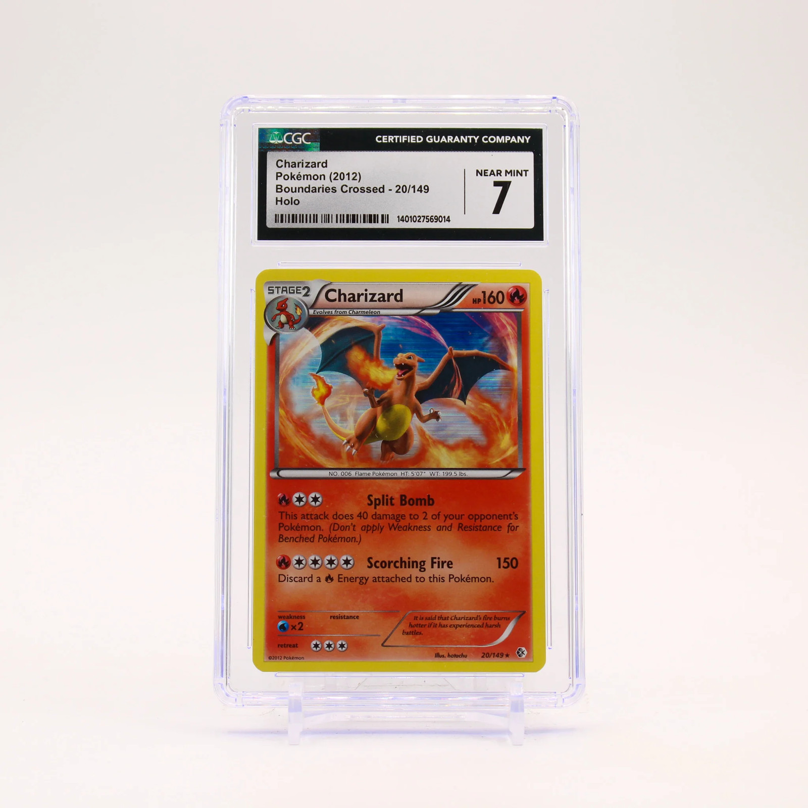 2012 Boundaries Crossed - English Charizard Rare Holo 20/149