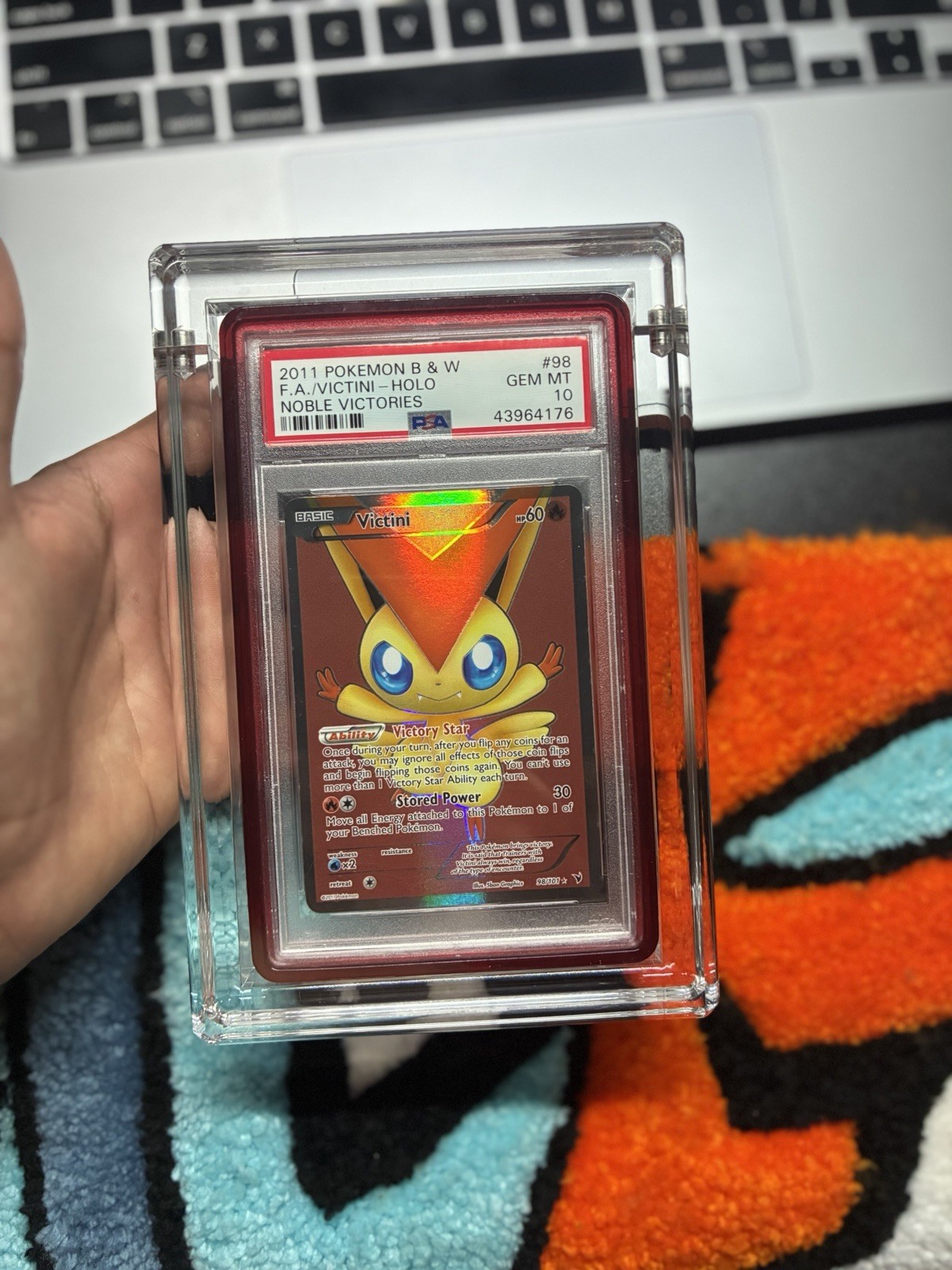 2011 Pokemon Black & White Noble Victories Full Art/Victini 98
