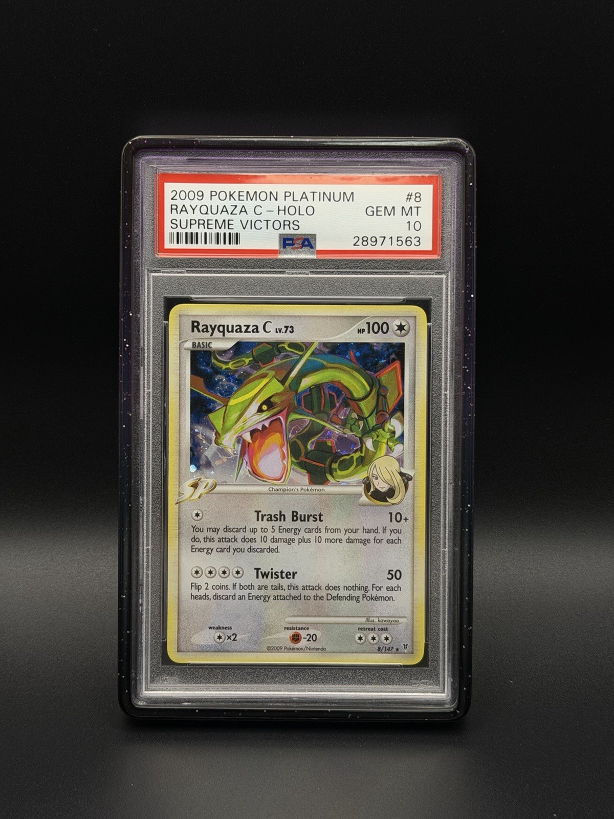 2009 Pokemon Platinum Supreme Victors Rayquaza C-Holo 8