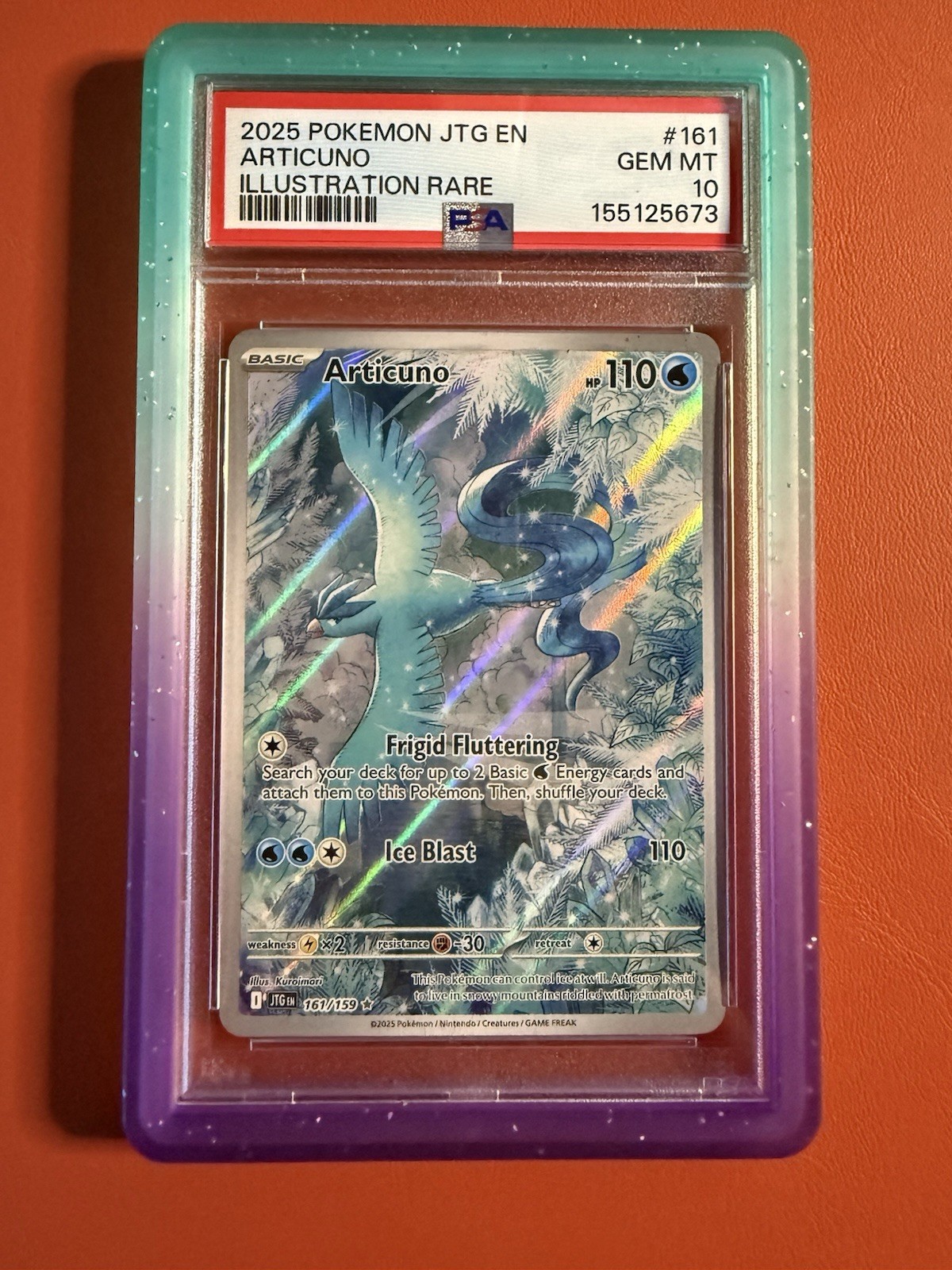2025 Pokemon Jtg EN-Journey Together Articuno Illustration Rare 161