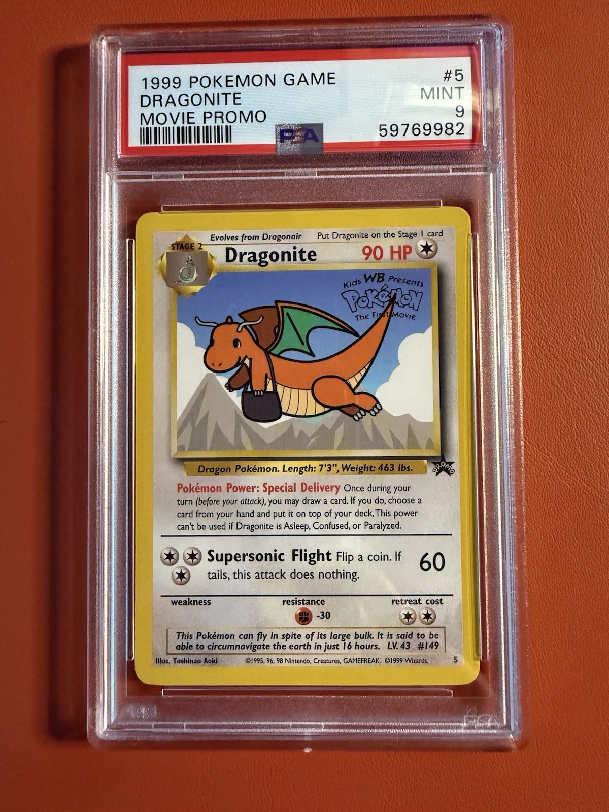 1999 Pokemon Game Movie Dragonite Movie Promo 5