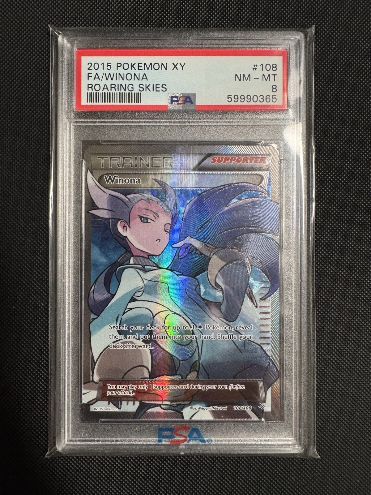2015 Pokemon XY Roaring Skies Full Art/Winona 108