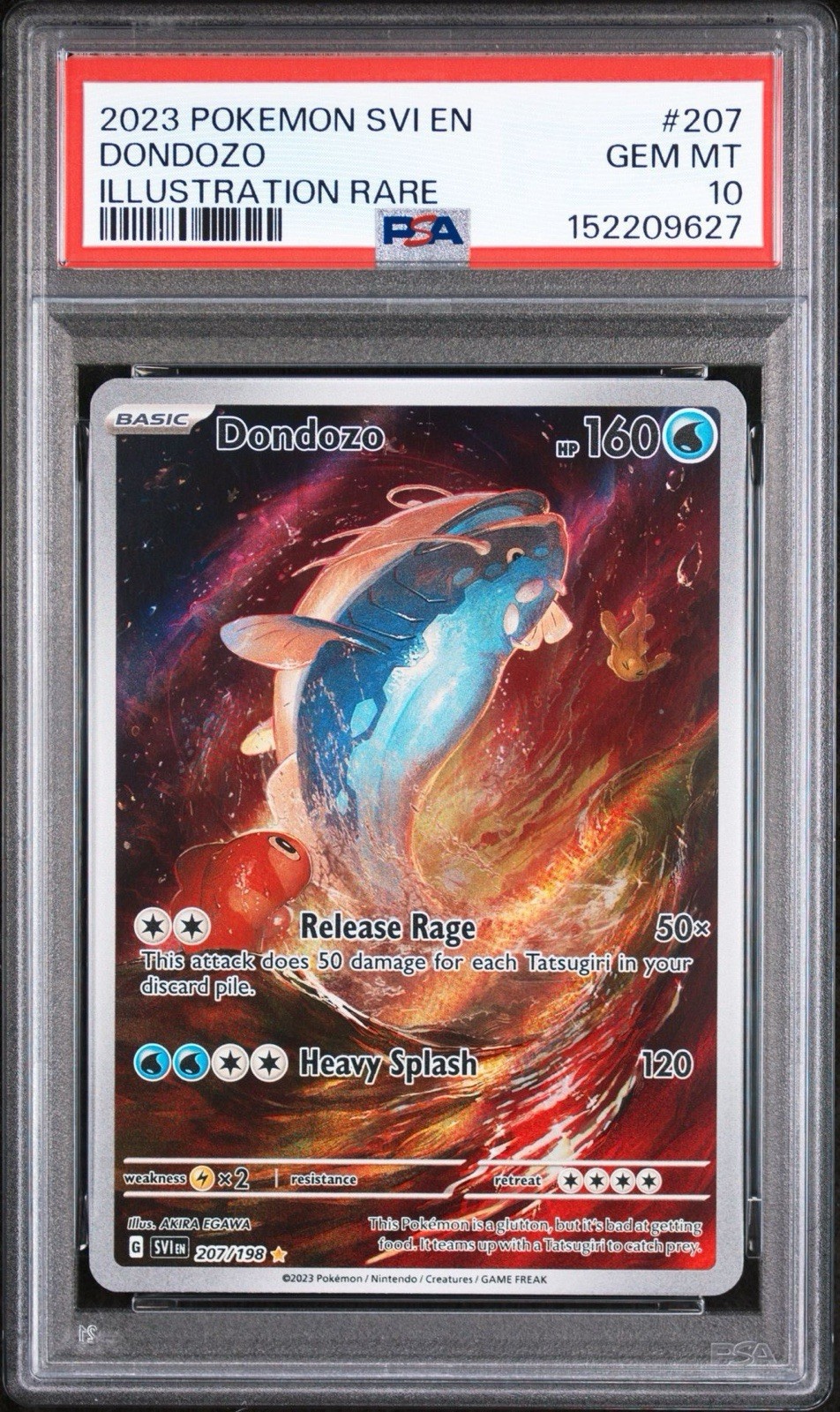 2023 Pokemon Svi EN-Scarlet & Violet Dondozo Illustration Rare 207
