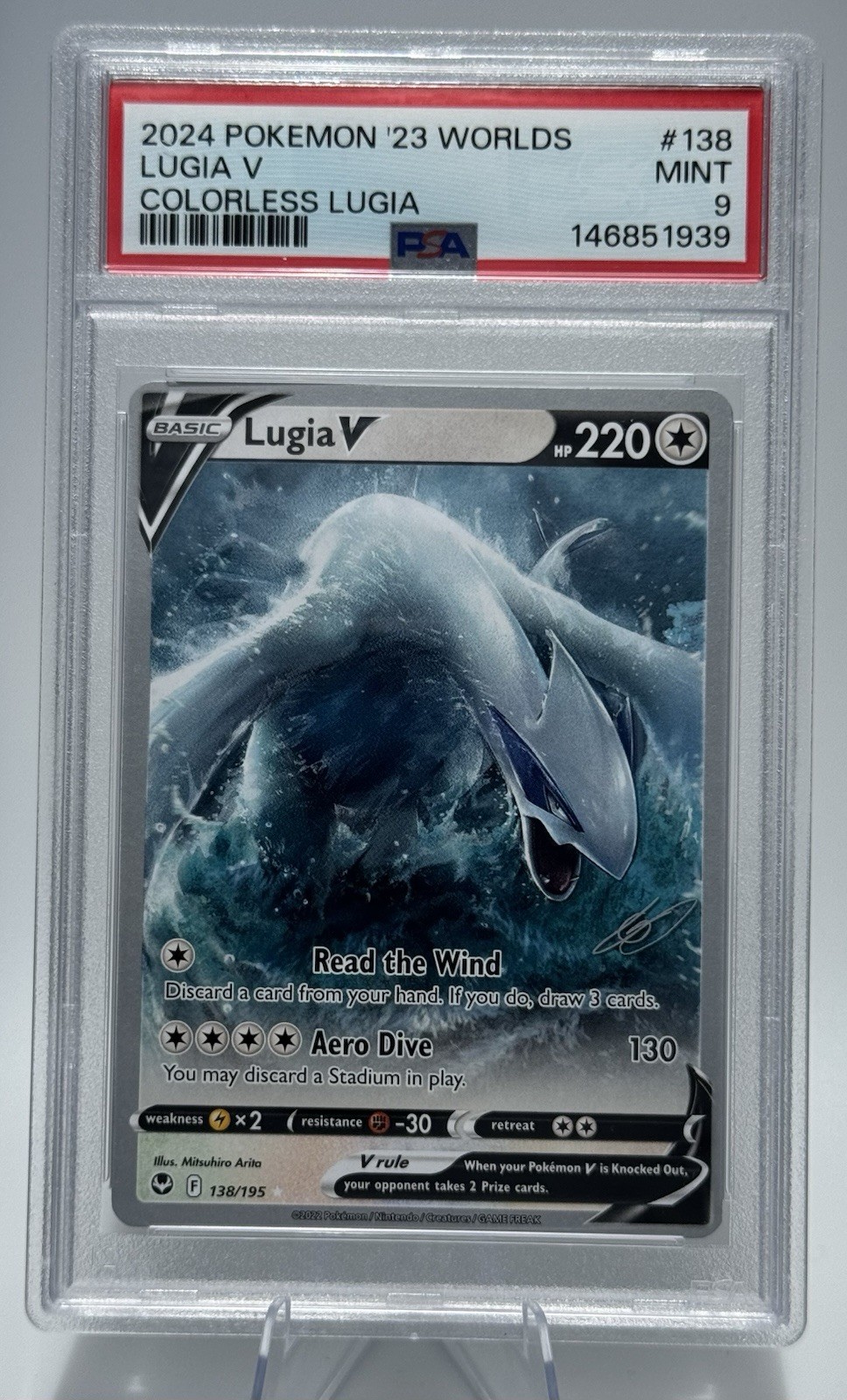 2024 Pokemon 2023 World Championship Deck: Colorless Lugia Lugia V 138