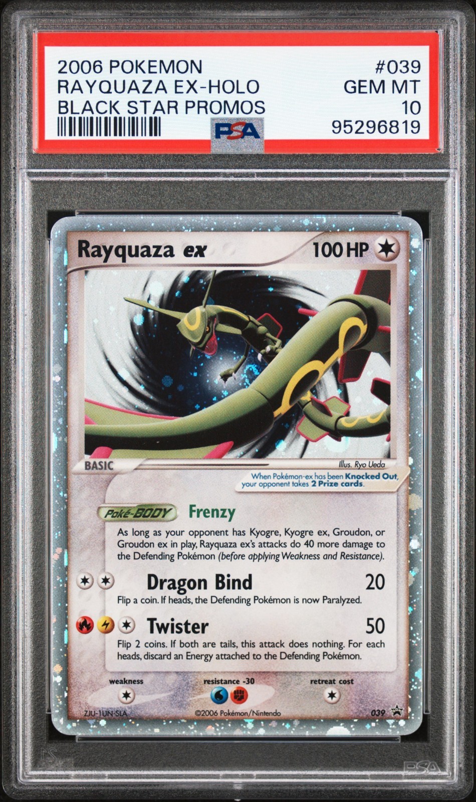 2006 Pokemon Black Star Promos Rayquaza EX-Holo 039
