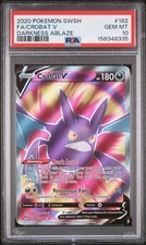 2020 Pokemon Sword & Shield Darkness Ablaze Full Art/Crobat V 182