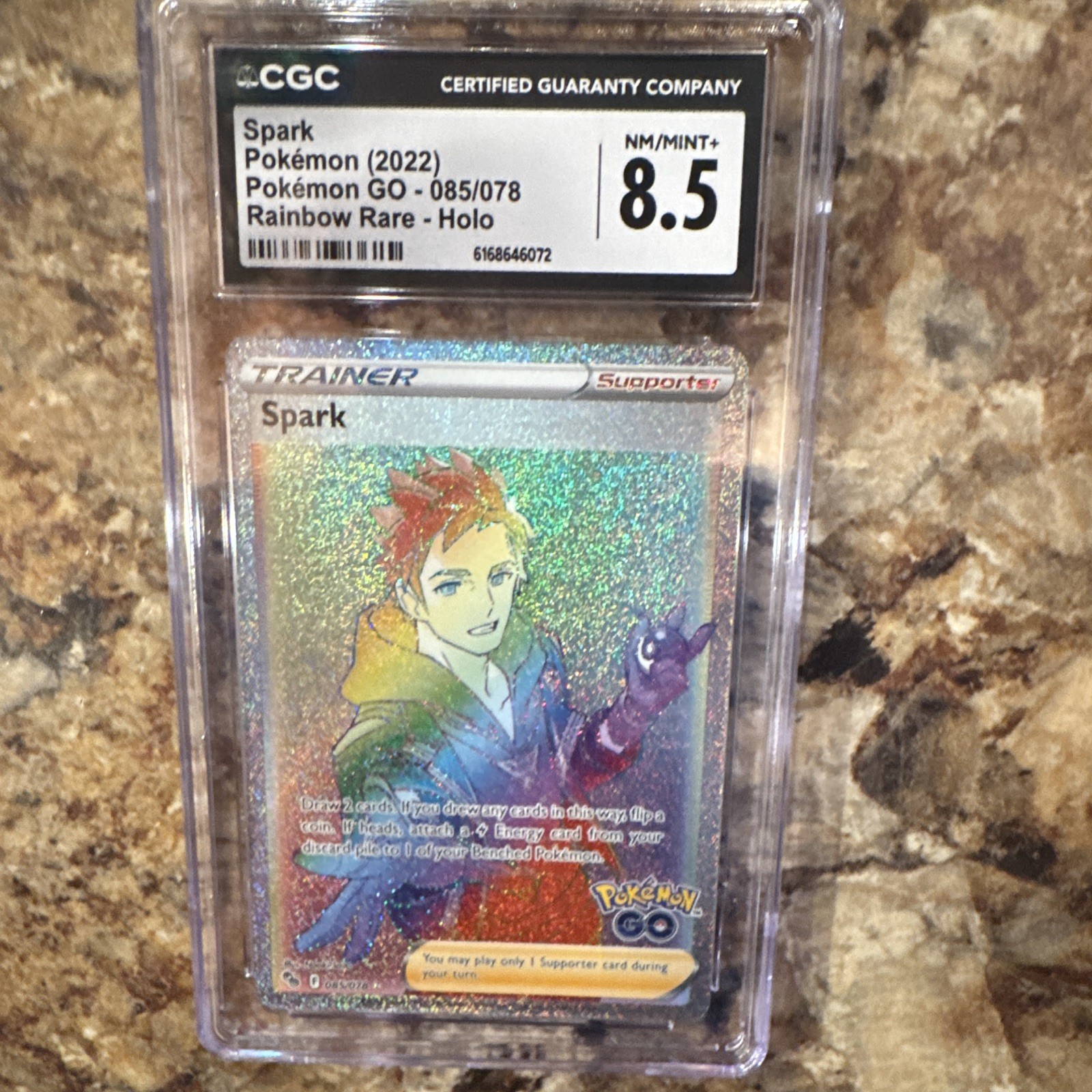 2022 Pokémon GO - English Spark Super Rare Rainbow Rare Holo 085/078