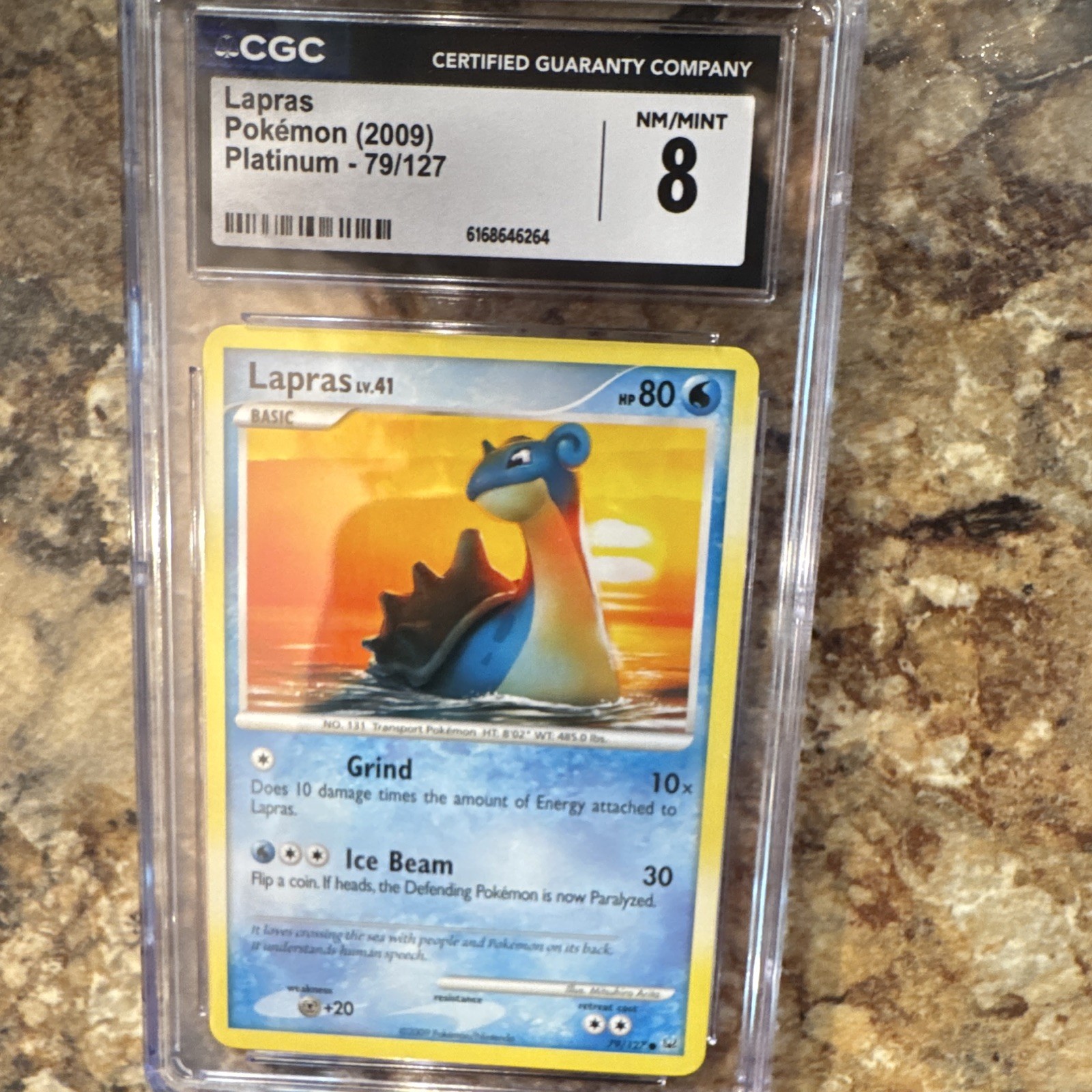 2009 Platinum - English Lapras Common 79/127