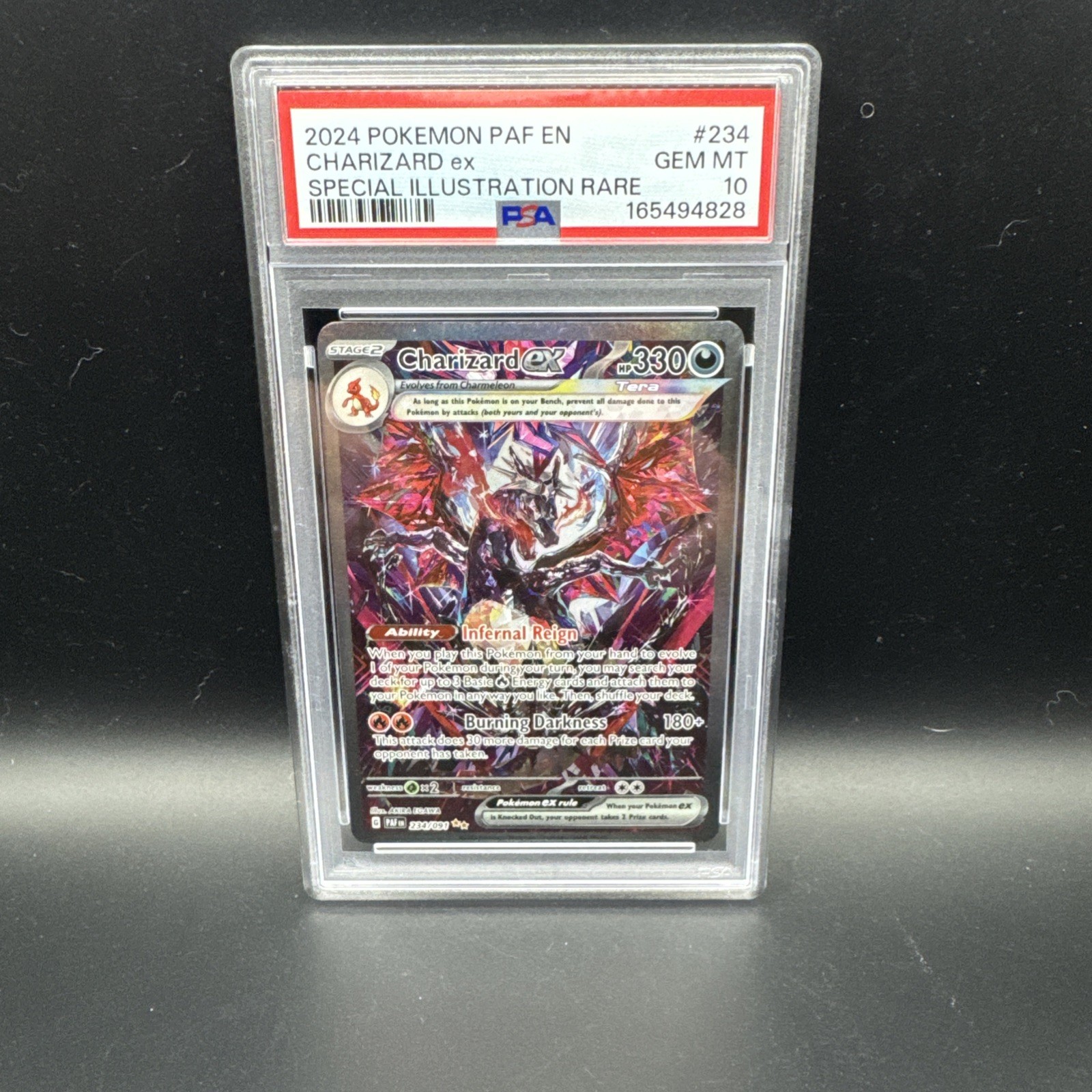 2024 Pokemon Paf EN-Paldean Fates Charizard EX Special Illustration Rare 234