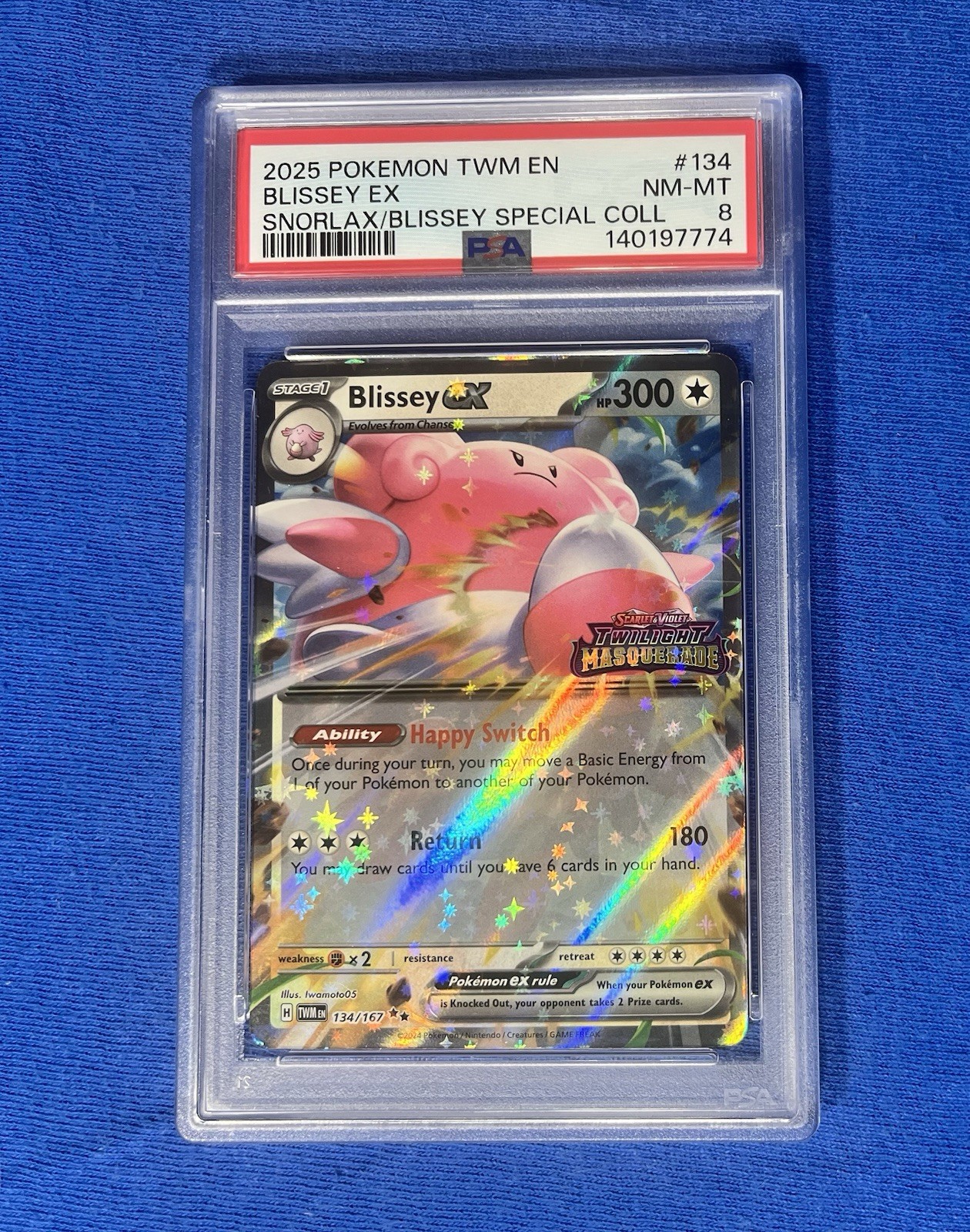 2025 Pokemon Twm EN-Twilight Masquerade Blissey EX Snorlax EX & Blissey EX Special Collection 134