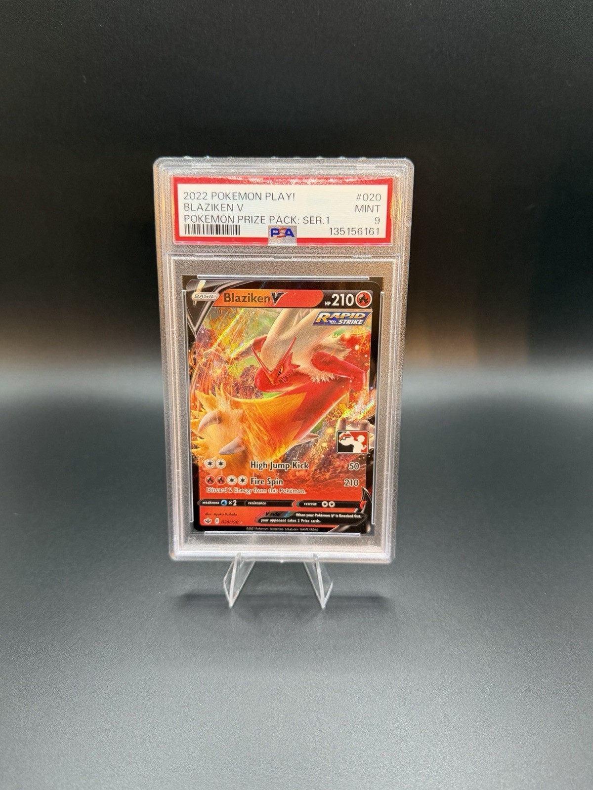 2022 Pokemon Play! Pokemon Prize Pack: Series 1 Blaziken V 020