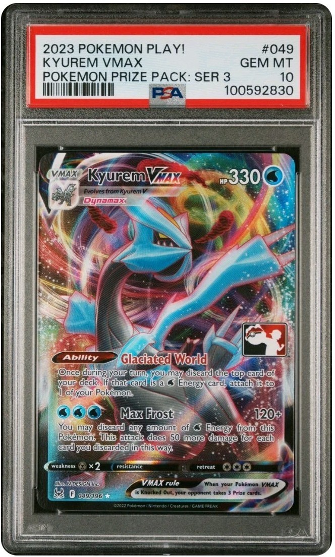 2023 Pokemon Play! Pokemon Prize Pack: Series 3 Kyurem Vmax 049