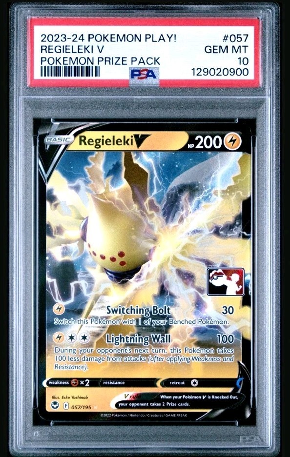 2023-2024 Pokemon Play! Pokemon Prize Pack Regieleki V 057