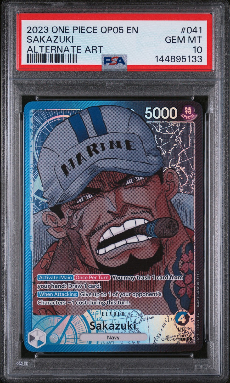 2023 One Piece OP05-Awakening of the New Era Sakazuki Alternate Art 041