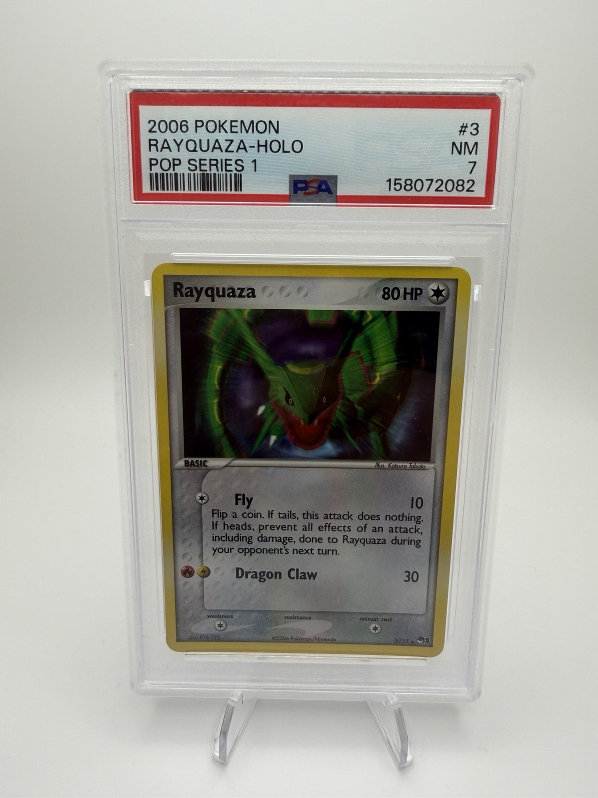 2006 Pokemon Pop Series 1 Rayquaza-Holo 3