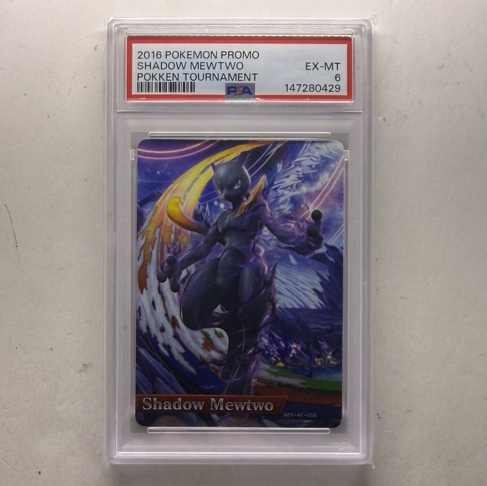 2016 Pokemon Promo Pokken Tournament Shadow Mewtwo