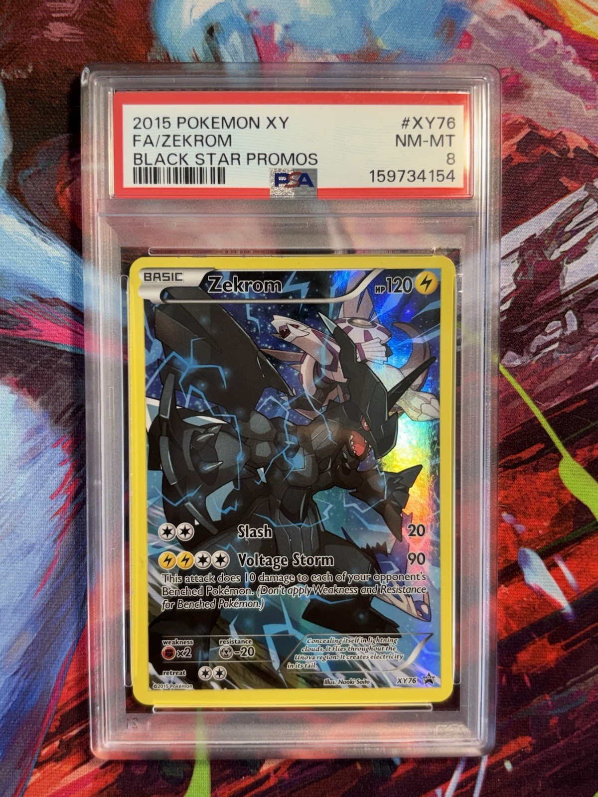 2015 Pokemon XY Black Star Promos Full Art/Zekrom XY76