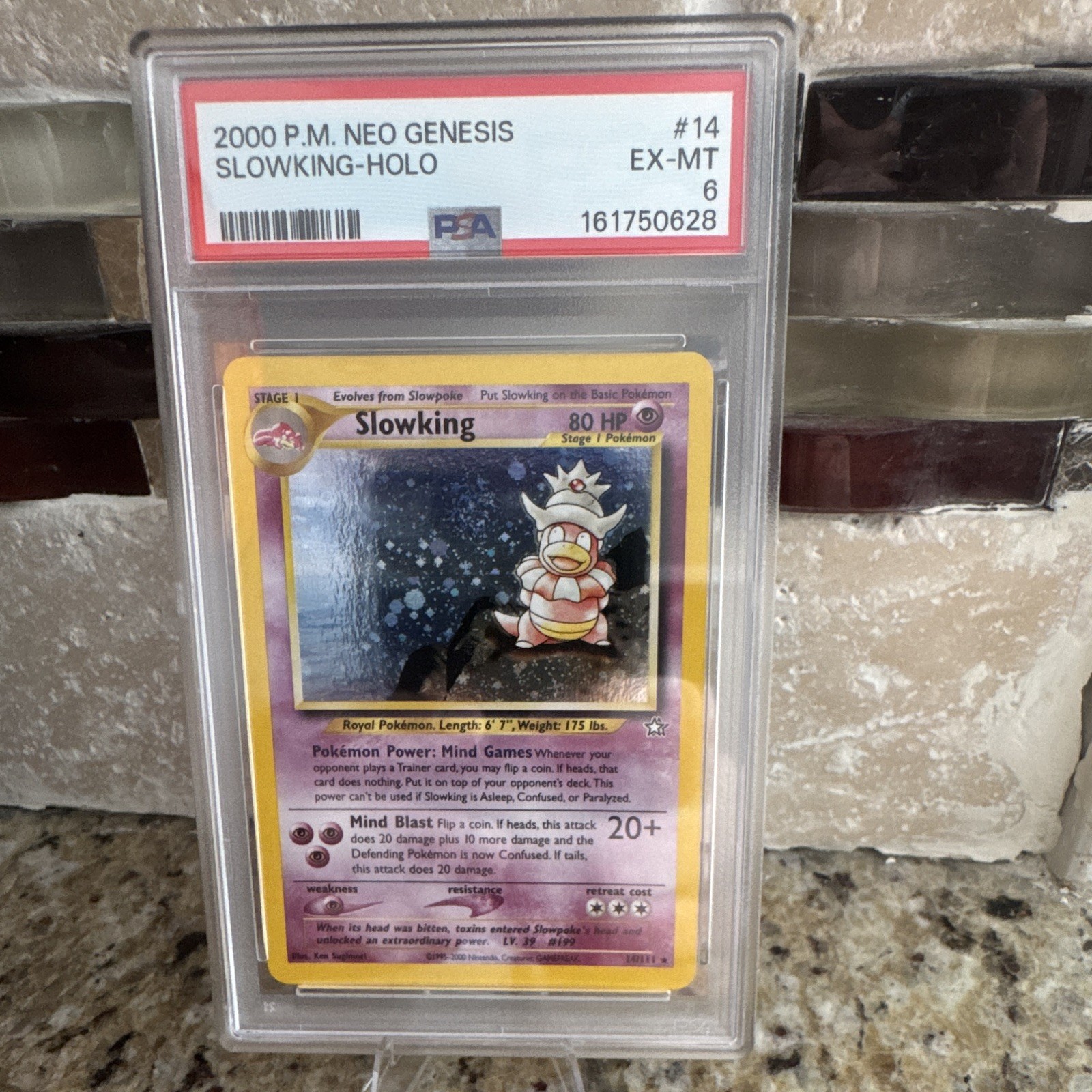 2000 Pokemon Neo Genesis Slowking-Holo 14