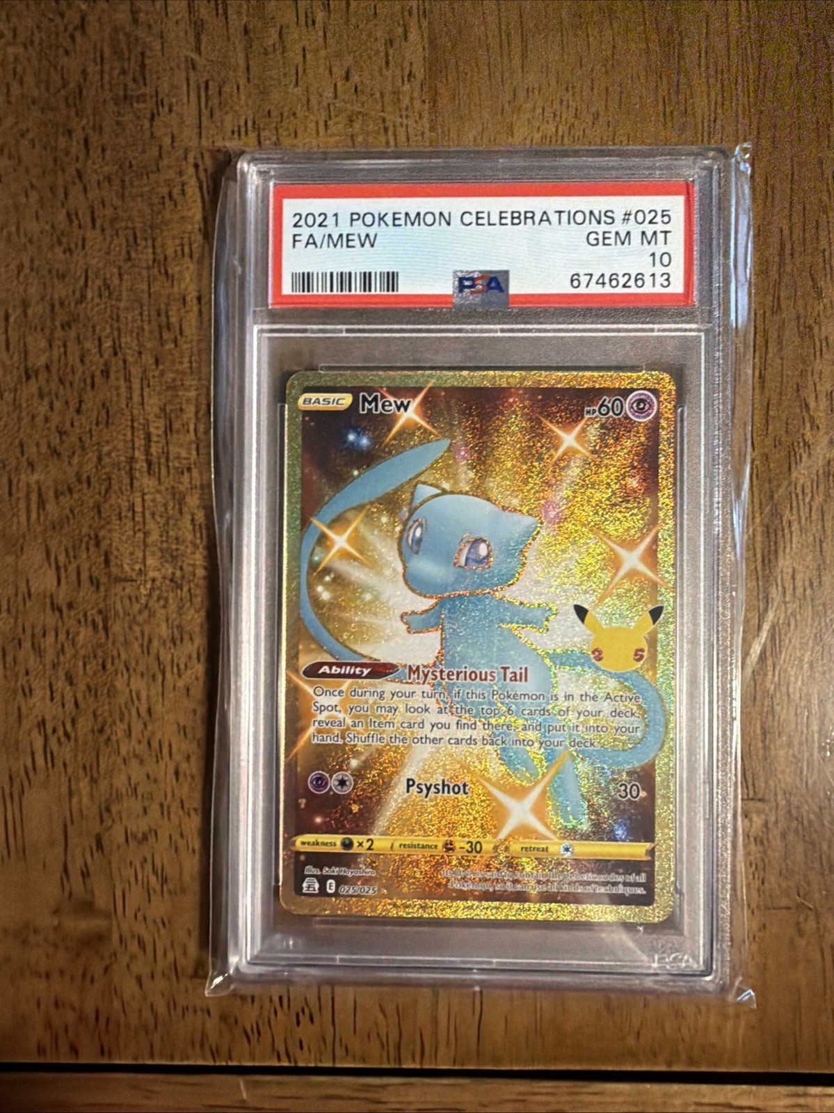 2021 Pokemon Celebrations Full Art/Mew 025
