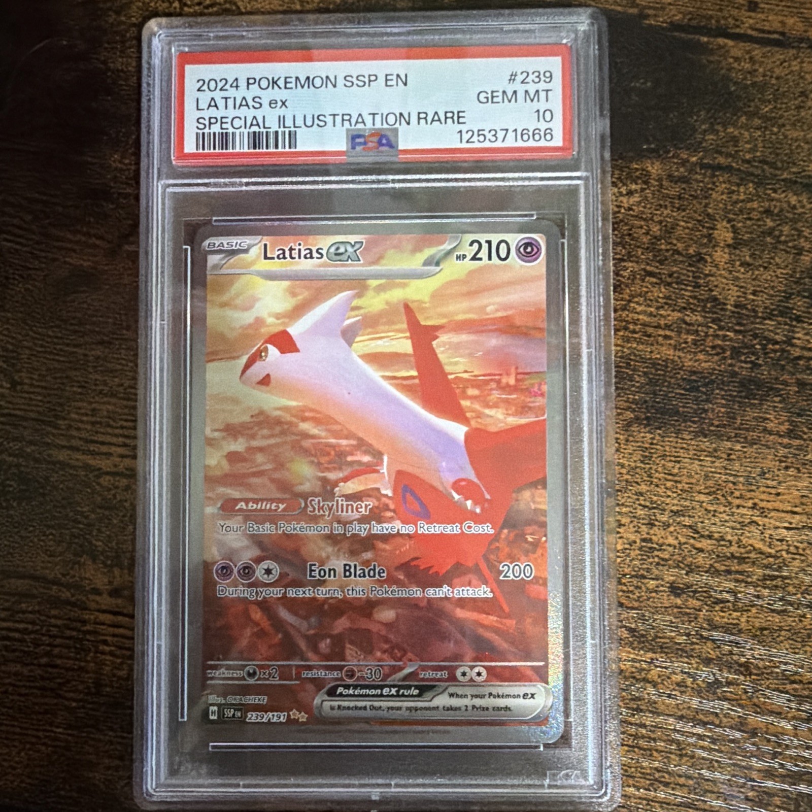 2024 Pokemon Ssp EN-Surging Sparks Latias EX Special Illustration Rare 239