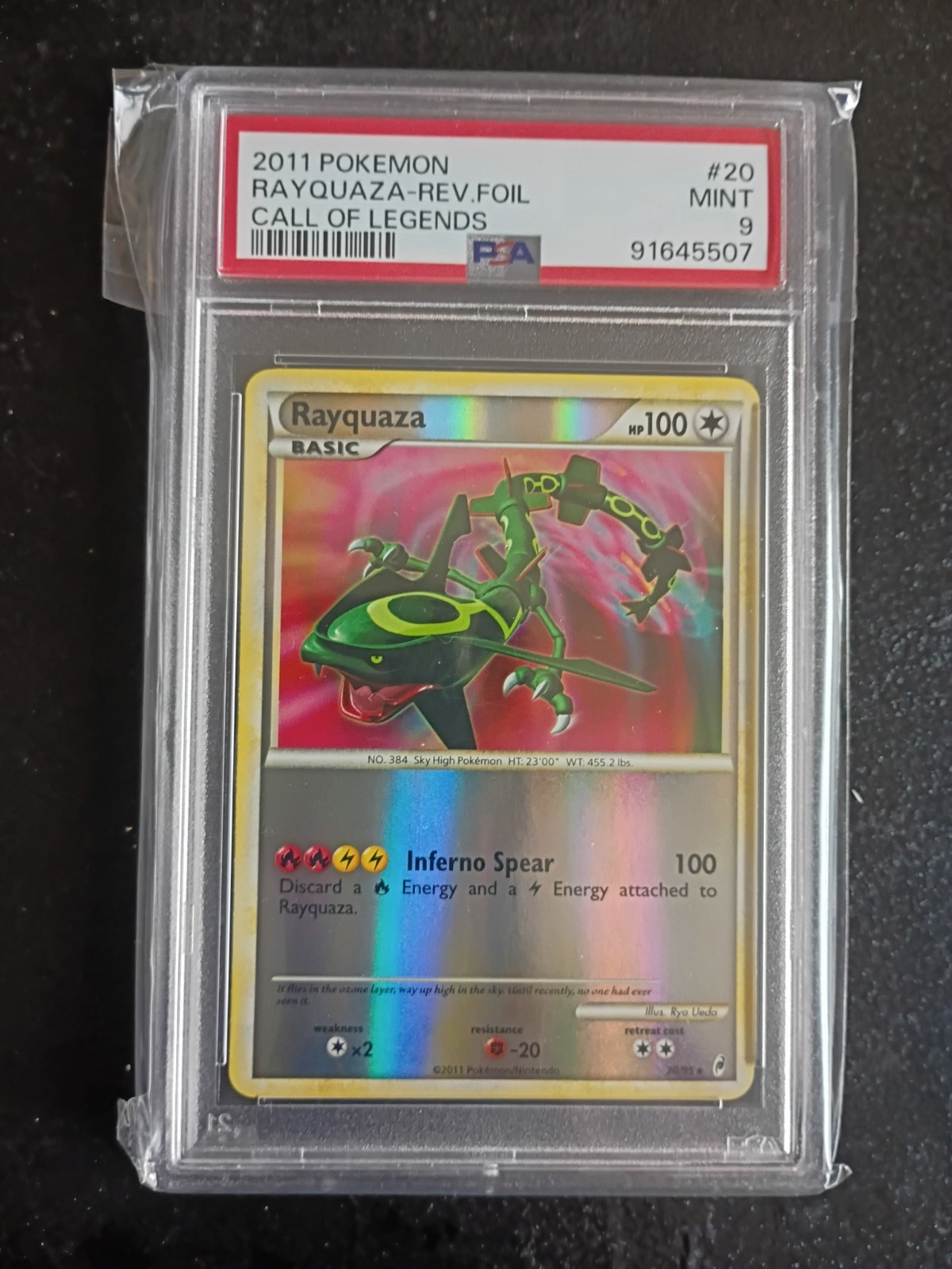 2011 Pokemon Call of Legends Rayquaza-Reverse Foil 20