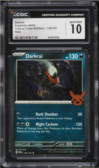 2024 Trick or Trade BOOster (2024) - English Darkrai Holo 136/197