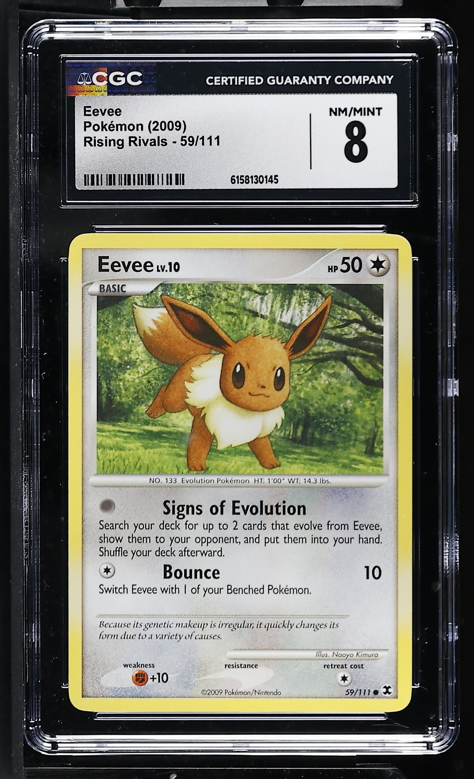 2009 Rising Rivals - English Eevee Common 59/111