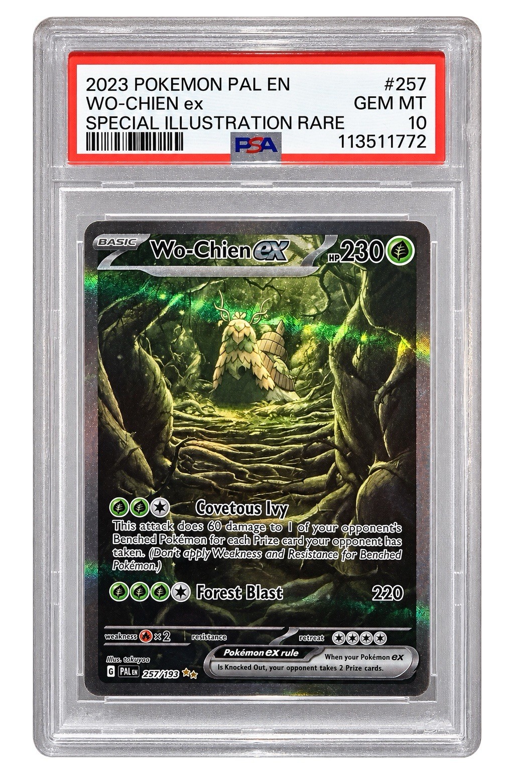 2023 Pokemon Pal EN-Paldea Evolved WO-Chien EX Special Illustration Rare 257