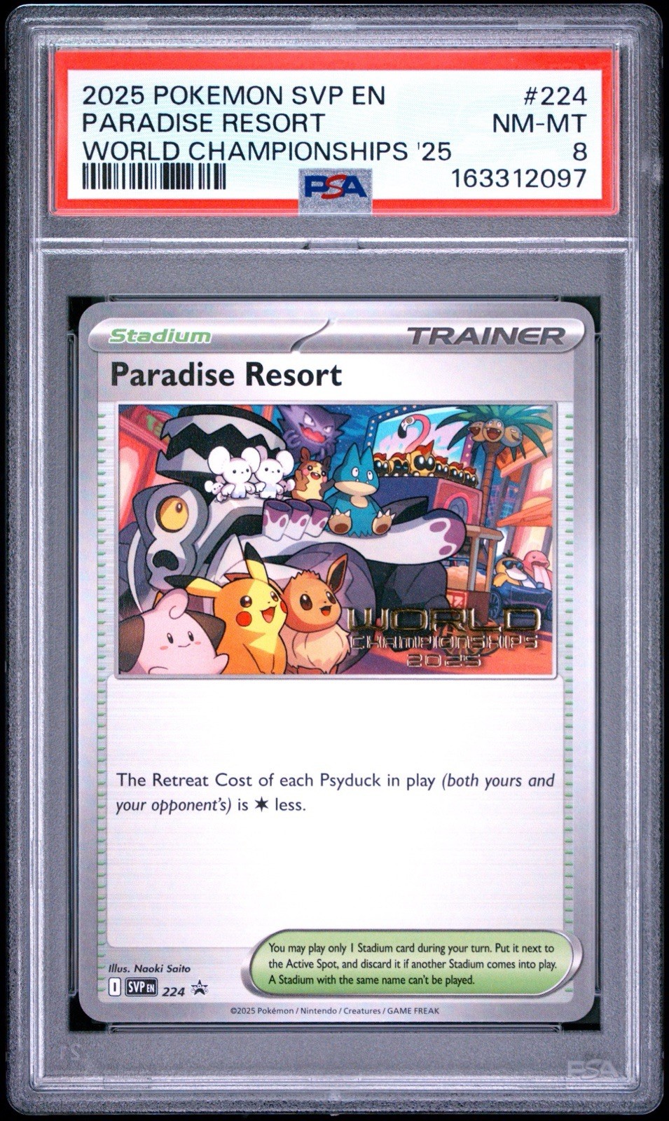 2025 Pokemon Svp EN-SV Black Star Promo Paradise Resort World Championships 2025 224