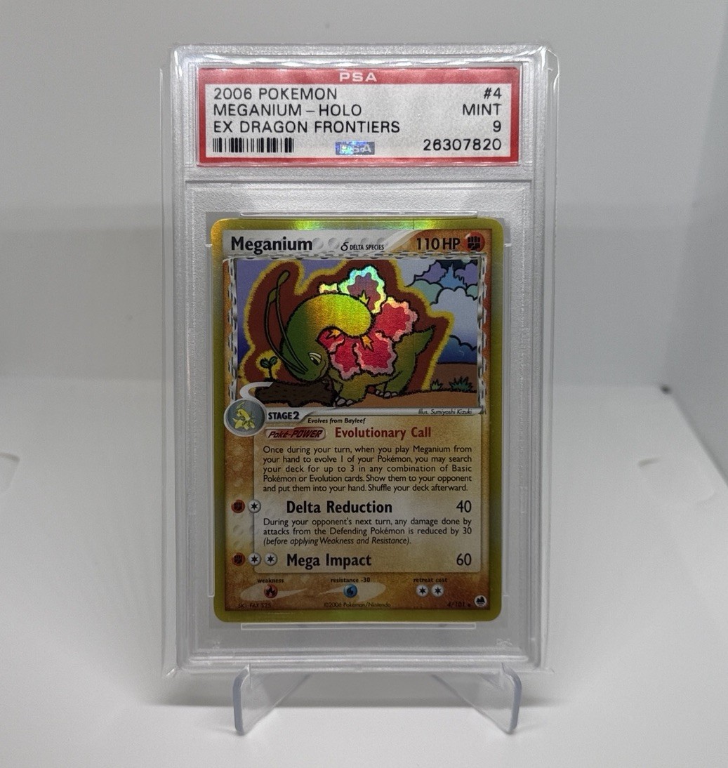 2006 Pokemon EX Dragon Frontiers Meganium-Holo 4