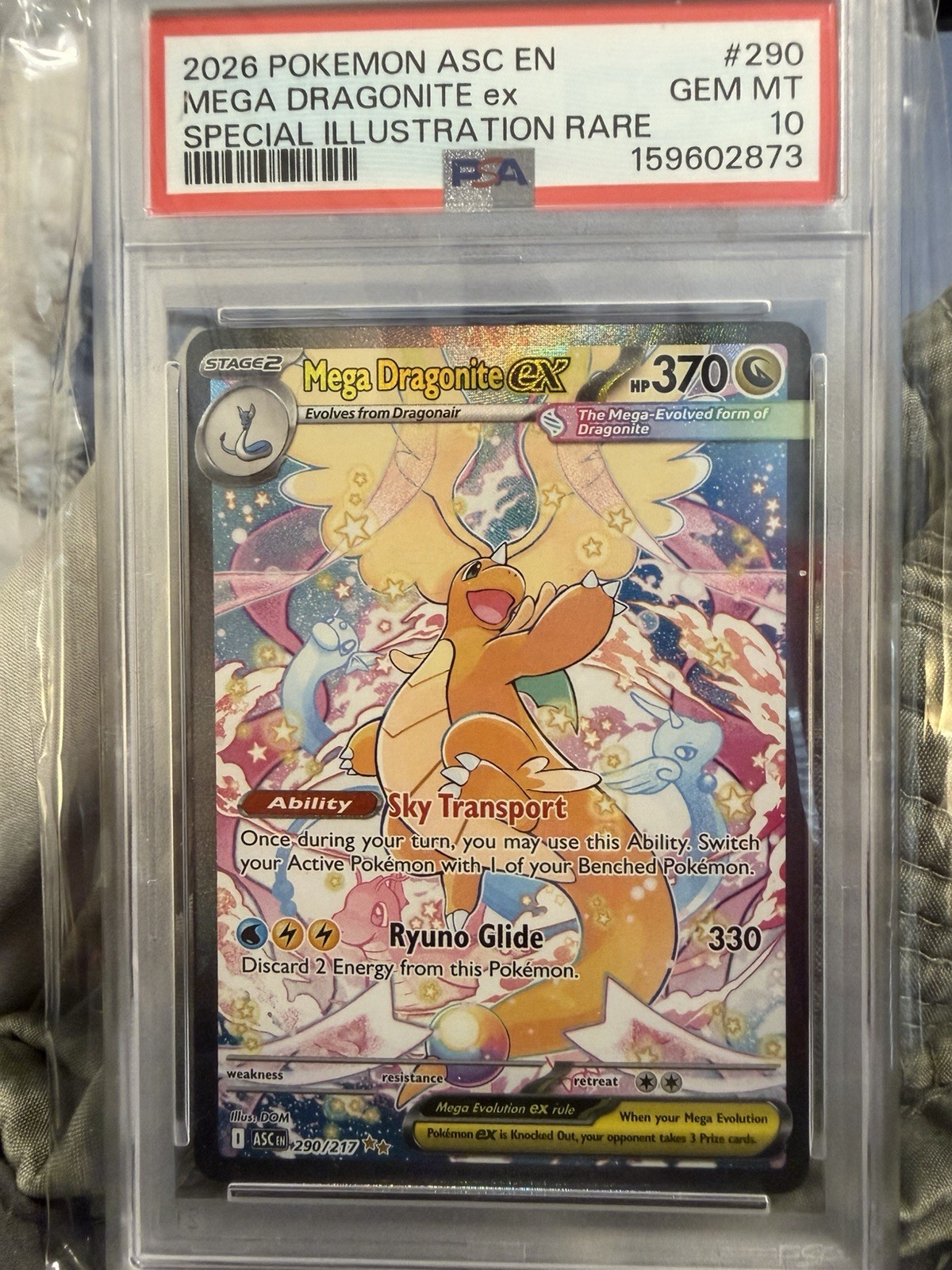 2026 Pokemon Asc EN-Ascended Heroes Mega Dragonite EX Special Illustration Rare 290