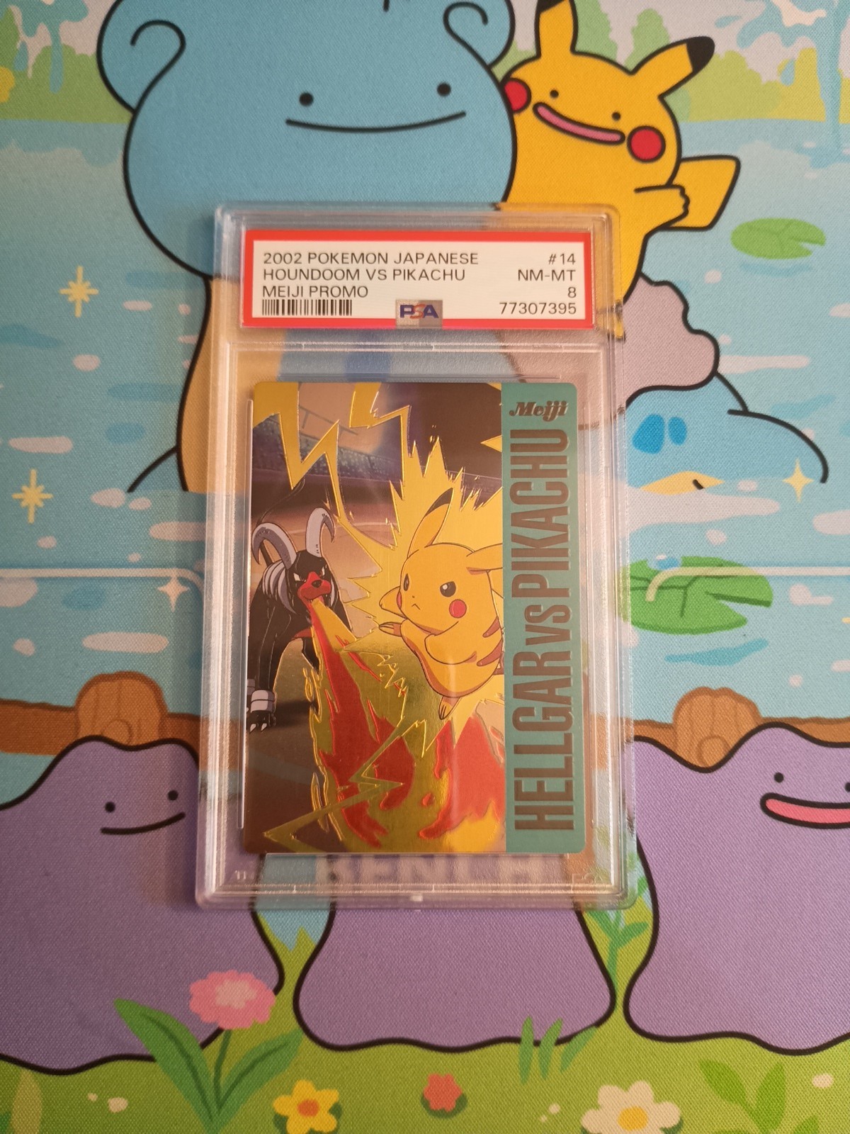 2002 Pokemon Japanese Meiji Promo Houndoom VS Pikachu 14