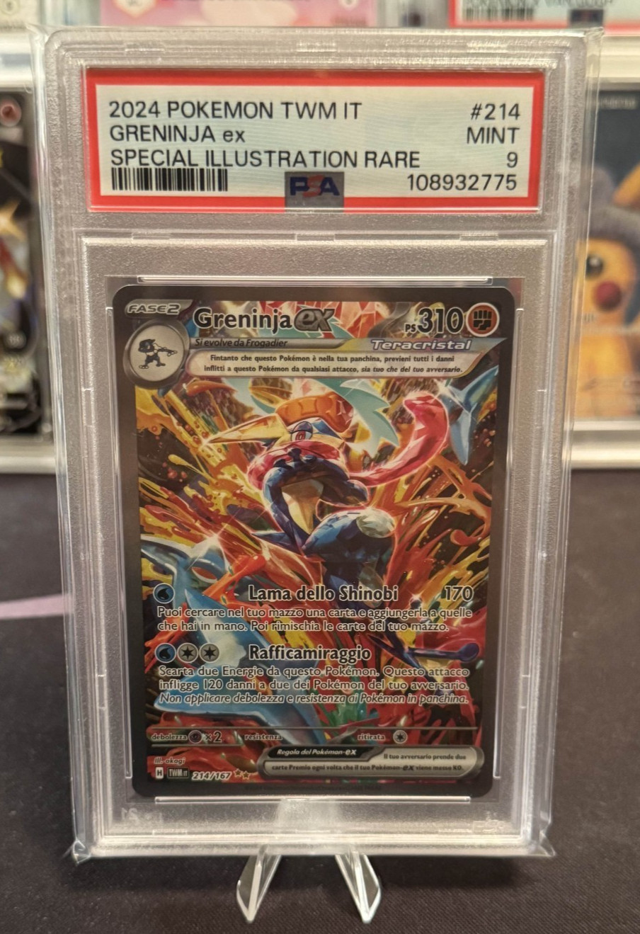 2024 Pokemon Italian Twm It-Twilight Masquerade Greninja EX Special Illustration Rare 214